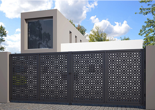 Decorative Aluminum Gate with Stylish Designs